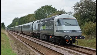Rail Adventure 11-coach HST ventures into Norfolk - 43480 & 43464 5Z44 12/09/2023