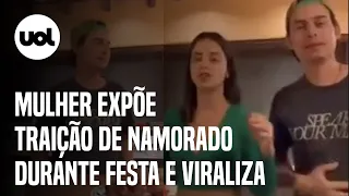 Mulher faz ‘chá revelação de traição do namorado’ e vídeo viraliza nas redes