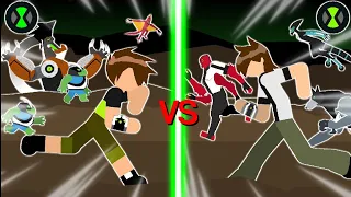 BEN 10 REBOOT VS BEN 10 (STICK NODES) #ben10 #sticknodes #animation #ben10reboot