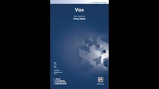 Vox (SAB, a cappella), by Greg Gilpin – Score & Sound