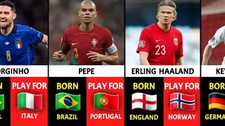 BEST FOOTBALL PLAYERS WHO DID NOT PLAY FOR THEIR COUNTRY OF BIRTH
