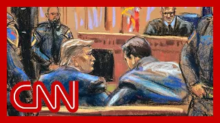 ‘Biting his lower lip’: CNN reporter describes Trump’s demeanor in court