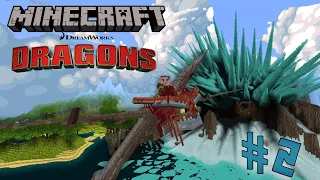 Valka's Mountain & The Edge in MINECRAFT! : Minecraft How To Train Your Dragon DLC