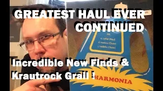 Greatest Vinyl Haul Ever Pt.2,  More New Cheap Finds & Krautrock Grail !