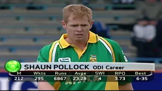 Shaun Pollock great 1st over vs New Zealand | Superb swing bowling