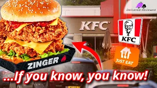 First Try...ZINGER STACKER Burger – Too Much?? - KFC | Friday Night Takeaway Review!