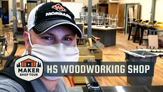 [SHOP TOUR] High School Woodworking Class