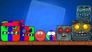 RED BALL 4: COLOR HUE RGB Red Ball vs All Bosses 'NORMAL vs ULTRASPEED' GAMEPLAY VOLUME 1,2,3,4,5