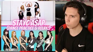 DANCER REACTS TO STAYC | 'ASAP' Dance Practice & Relay Dance