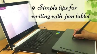 9 AMAZING TIPS TO IMPROVE HANDWRITING ON PEN TABLET (in Hindi)