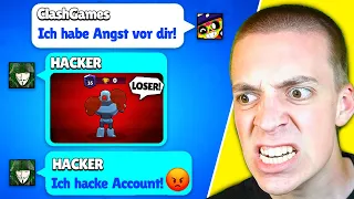 BRAWL STARS HACKER kommt in meine LOBBY und BEDROHT mich... 😰