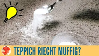 Genialer Trick: Teppich riecht muffig? Teppich einfach reinigen mit diesem Hausmittel