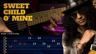 Sweet Child O' Mine - Guns N' Roses  INTRO Guitar TABS | Cover Guitarra Christianvib