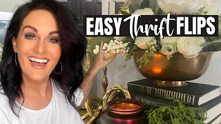 Come Thrift With Me + EASY High End THRIFT FLIP Decor On a Budget!