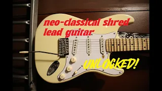 A Harmonic Minor Neo-Classical Shred Guitar UNLOCK the FRETBOARD!