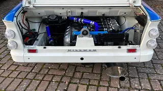 Hillman imp - BMW K1200 engine conversion compete.