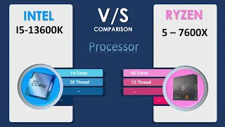 Intel Core i5 13600K VS AMD Ryzen 5 7600X