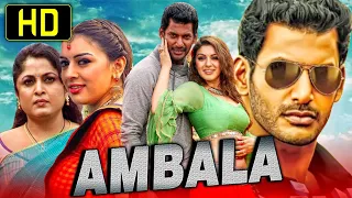 Ambala (HD) - Vishal Blockbuster Hindi Dubbed Movie | Hansika Motwani, Ramya Krishnan, Santhanam