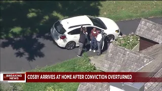 Video shows Bill Cosby return home after prison release