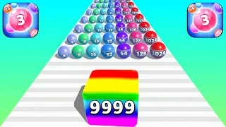 Ball Merge 2048, Marble Run, Jelly Run 2048 -  All Levels Gameplay Android,ios New Mobile Game OZLJK