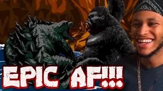 Godzilla vs. King Kong: Full Animated Fight - REACTION!!!