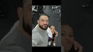 Roman Reigns's daugnter- joelle and wife-galina😎😎