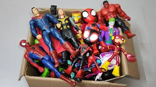 IRONMAN VS SPIDERMAN VS CAPTAIN AMERICA VS THOR VS HULK VS BLACK PANTHER SUPERHERO AVENGERS UNBOXING