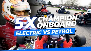 5 x Champion Mic'd Up in Electric karts vs Petrol karts