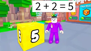 MERGE SIMULATOR Is Good At Math... On Roblox