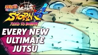 Every New Ultimate Jutsu - Naruto Shippuden: Ultimate Ninja Storm 4 Road to Boruto