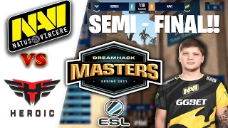 SEMI FINAL! NaVi vs Heroic | Highlights | DreamHack Masters Spring 2021 - Semifinals| HEROIC vs NaVi