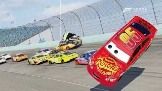 Lightning McQueen Crashes Hard! | Forza Motorsport 6 | NASCAR Expansion