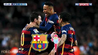 Full Match - 1st half: Barcelona vs Celta Vigo HD 720p Liga BBVA (14/02/2016)