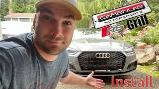 How To Install A CarbnLab RS Grill On Your Audi B9 S5