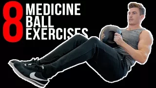 At Home Medicine Ball Ab Workout (8 EXERCISES!) | V SHRED