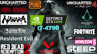 GTX 1060 3GB in 2023 -Core i7 4790 | 15 games TESTED in 2023