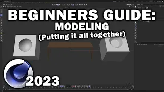 Cinema 4d 2023: Beginners Guide Pt 6 (Modeling)