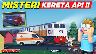 BERBURU MISTERI KERETA API MALAH NABRAK MOBIL !! ROLEPLAY GAME KAI - Roblox Indonesia
