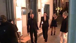 EXCLUSIVE :  Bella Hadid, Karlie Kloss and Hailey Baldwin party together in Paris