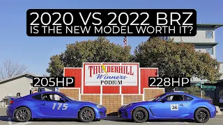 2022 Subaru BRZ vs 2020 Subaru BRZ (Stock) - Head to Head Track Review!