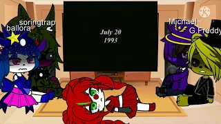 The afton family reacts to the vhs final by Squimpus McGrimpus (gacha club fnaf)