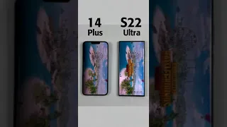 iPhone 14 plus vs S22 Ultra PUBG MOBILE TEST - A15 Bionic vs Exynos 2200 PUBG TEST #shorts #iphone