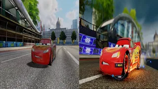 Cars 2 Vs Cars 3 on Buckingham Sprint Vs London’s Buckingham Sprint as Lightning McQueen