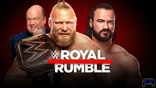 Brock Lesnar vs. Drew McIntyre Full Match - WWE Royal Rumble 2022