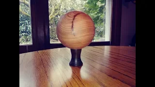 Turning a Wood Ball or Sphere Step by Step Method No Expensive Jig