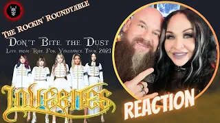Metal Couple's REACTION and REVIEW - LOVEBITES / Don't Bite The Dust [Live 2021"]
