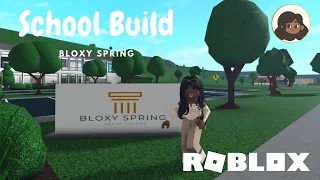 I Built A School!📚|Bloxburg Build|Layouts|Tour|w/voice