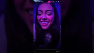 Malu Trevejo Instagram live (1.26.24)