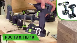 Differences between TID 18 and PDC 18 (Festool TV)