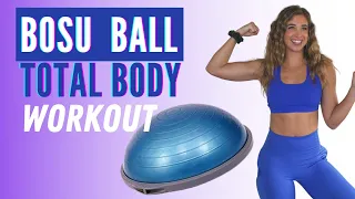 The BEST Bosu Ball Workout// FULL BODY!!